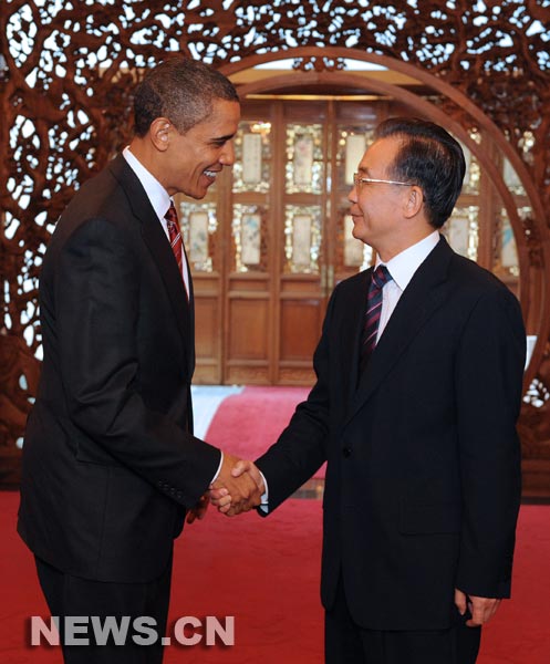 Barack Obama eta Wen Jiabao